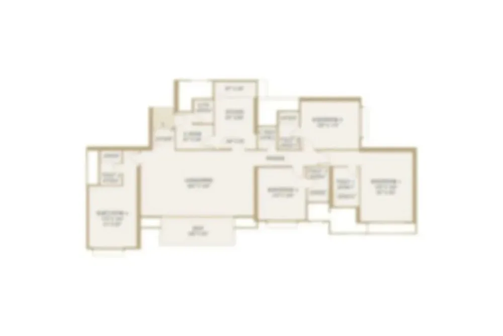 4 BHK Floor Plan